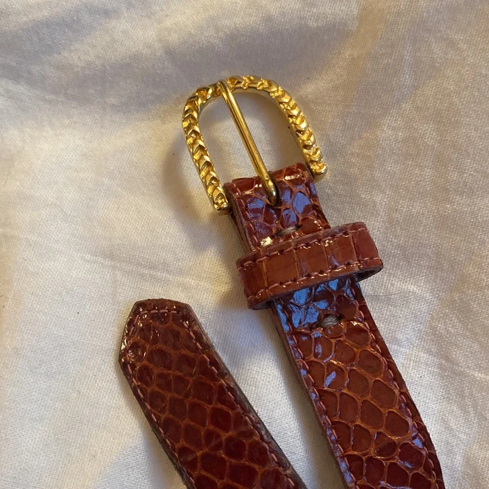Genuine snakeskin vintage belt - Picture 3 of 5